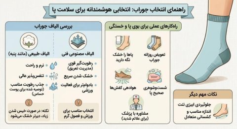 چرا جوراب پنبه ای سونا